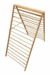 Şık Ahşap Çamaşırlık Kurutmalık, Kayın Renk, Dayanıklı ve Estetik Tasarım