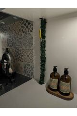 7 Metre Doğalgaz Borusu Süsü Balkon Süsü Telli Sarmaşık Minik Yaprak (1 CM) Dekoratif Şerit